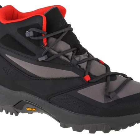 4F Dust Trekking Boots 4FAW22FOTSM006-22S, Męskie, Szare, buty trekkingowe, tkanina, rozmiar: 41