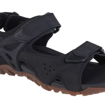 4F Sandals 4FSS23FSANM018-20S, Męskie, Czarne, sandały, syntetyk, rozmiar: 41