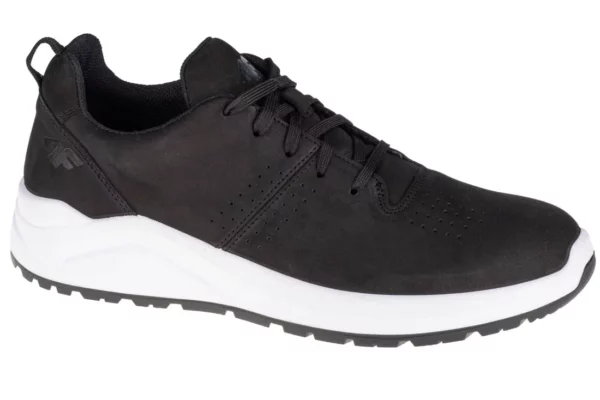 4F Men's Casual H4L21-OBML251-21S, Męskie, Czarne, buty sneakers, nubuk, rozmiar: 40