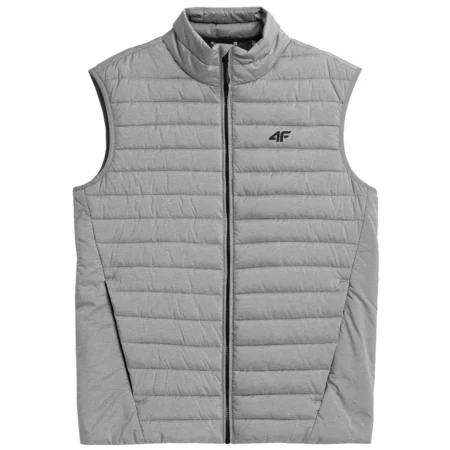 4F Men's Vest H4Z21-KUMP001-27M, Męskie, Szare, bezrękawniki, poliamid, rozmiar: M