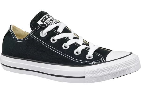 Converse C. Taylor All Star OX Black M9166C, Męskie, Czarne, trampki, tkanina, rozmiar: 36,5