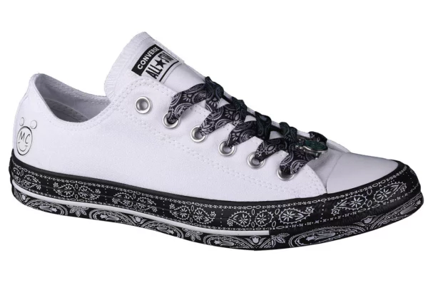 Converse X Miley Cyrus Chuck Taylor All Star 162235C, Damskie, Białe, trampki, tkanina, rozmiar: 41,5