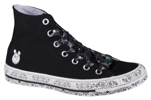 Converse X Miley Cyrus Chuck Taylor Hi All Star 162234C, Damskie, Czarne, trampki, tkanina, rozmiar: 43