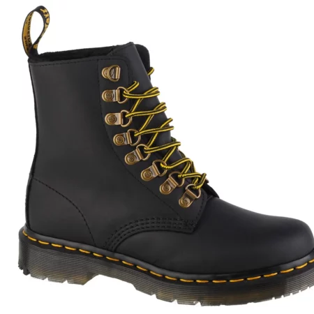 Dr. Martens 1460 Pascal DM27007001, Damskie, Czarne, buty zimowe, nubuk, rozmiar: 42