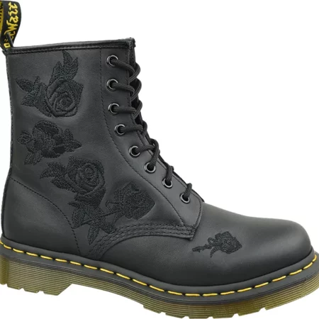 Dr. Martens 1460 Vonda Mono 24985001, Damskie, Czarne, glany, skóra licowa, rozmiar: 37