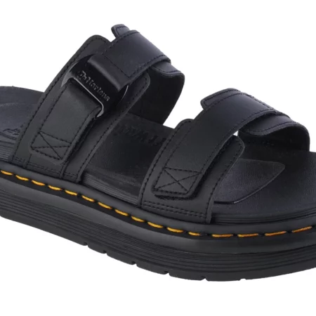 Dr. Martens Chilton Slip On DM25766001, Męskie, Czarne, klapki, skóra licowa, rozmiar: 43