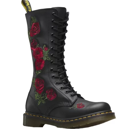 Dr. Martens 1914 Vonda 12761001, Damskie, Czarne, glany, skóra licowa, rozmiar: 36