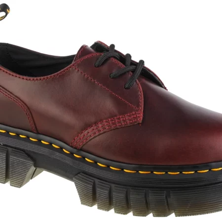 Dr. Martens Audrick DM27815211, Damskie, Bordowe, półbuty, skóra licowa, rozmiar: 36