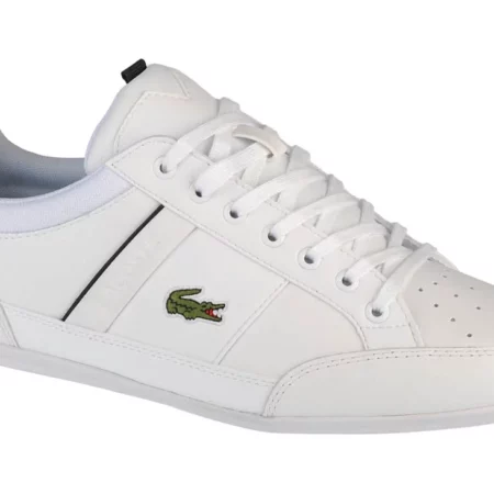 Lacoste Chaymon 742CMA0014147, Męskie, Białe, buty sneakers, skóra licowa, rozmiar: 44