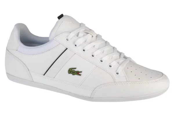 Lacoste Chaymon 742CMA0014147, Męskie, Białe, buty sneakers, skóra licowa, rozmiar: 46