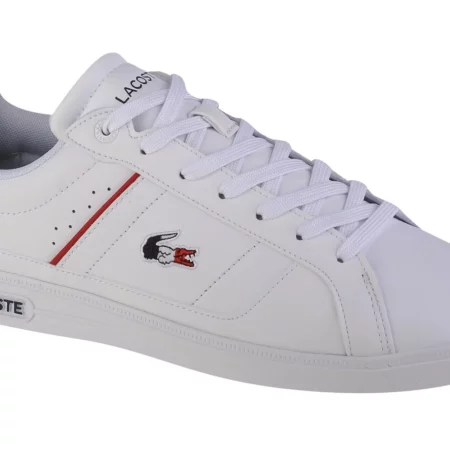 Lacoste Europa Pro Tri 745SMA0117407, Męskie, Białe, buty sneakers, skóra licowa, rozmiar: 44,5