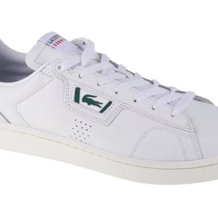 Lacoste Master 741SMA00141R5, Męskie, Białe, buty sneakers, skóra licowa, rozmiar: 44,5