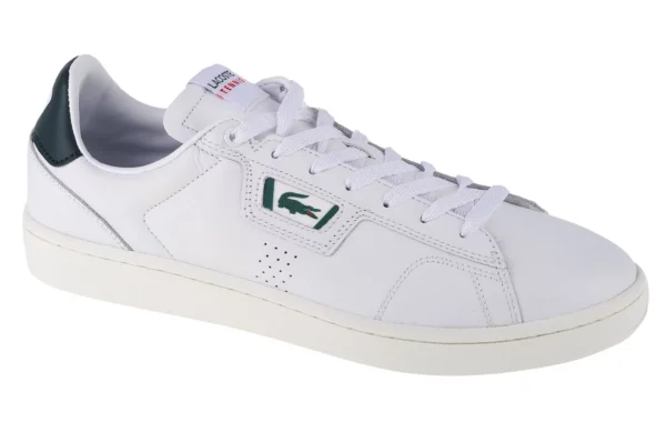 Lacoste Master 741SMA00141R5, Męskie, Białe, buty sneakers, skóra licowa, rozmiar: 44,5