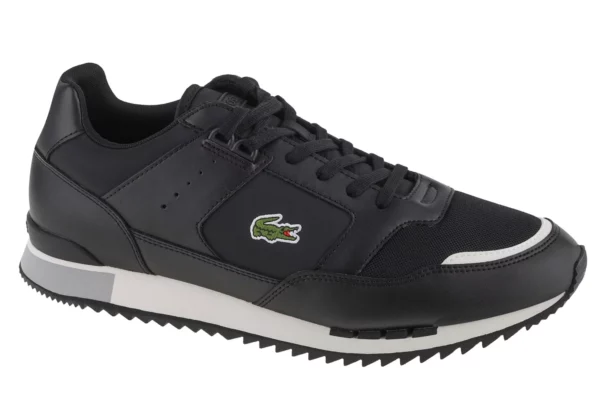 Lacoste Partner Piste 740SMA0025231, Męskie, Czarne, buty sneakers, tkanina, rozmiar: 44