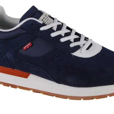 Levi's Bannister 235235-671-17, Męskie, Granatowe, buty sneakers, skóra zamszowa, rozmiar: 41