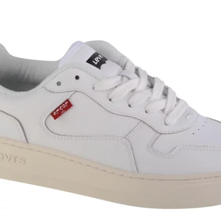 Levi's Glide S 235201-713-51, Damskie, Białe, buty sneakers, skóra licowa, rozmiar: 36