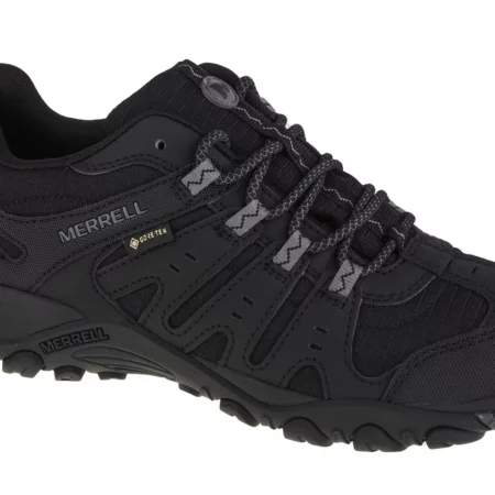 Merrell Accentor Sport GTX J036637, Męskie, Czarne, buty trekkingowe, skóra syntetyczna, rozmiar: 46,5