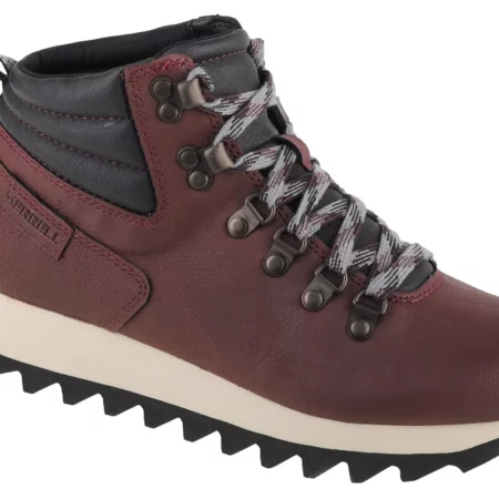 Merrell Alpine Hiker J003772, Damskie, Bordowe, buty trekkingowe, skóra syntetyczna, rozmiar: 38