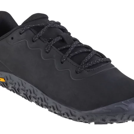 Merrell Vapor Glove 6 LTR J067939, Męskie, Czarne, buty do biegania, skóra naturalna, rozmiar: 45