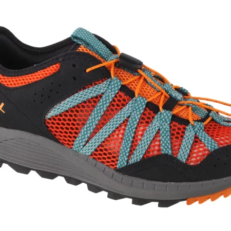 Merrell Wildwood Aerosport J135183, Męskie, Pomarańczowe, buty trekkingowe, przewiewna siateczka, rozmiar: 41