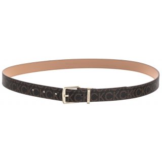 Pasek CK Must Sqr Belt 25mm Mono K60K610384 0HD Brown Mono (CK186-a) Calvin Klein