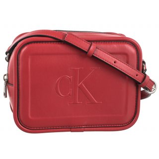 Torebka Listonoszka Sculpted Camera Bag Pipping K60K610309 XL6 Dark Candy Apple (CK179-b) Calvin Klein