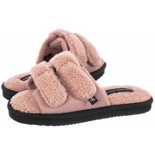 Klapki Home Slide Velcro Shearling YW0YW00861 0J0 Adobe Rose (CK217-a) Calvin Klein