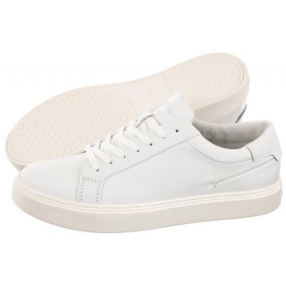 Sneakersy Low Top Lace Up Lth Sm Triple White HM0HM01018 0K4 (CK251-a) Calvin Klein