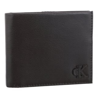 Portfel Logo Hardware Bifold Id Black K50K510441 BDS (CK259-a) Calvin Klein