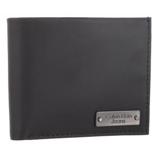 Portfel Plaque Bifold W/Coin Black K50K510445 BDS (CK261-a) Calvin Klein