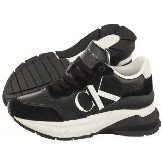 Sneakersy Wedge Runner Mix Lth Wn Black/Bright White/Sliver YW0YW01099 BEH (CK318-a) Calvin Klein