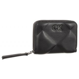 Portfel Re-Lock Quilt Za Wallet Md Black K60K610785 BAX (CK332-a) Calvin Klein