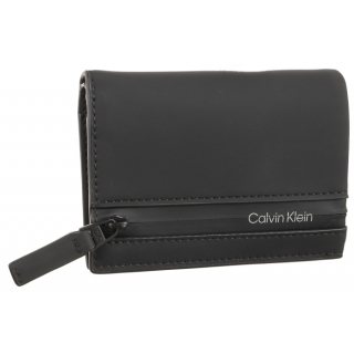 Portfel Rubberized Bifold 6cc W/Coin Black K50K510895 BAX (CK346-a) Calvin Klein