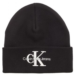 Czapka Monologo Embro Beanie Black K50K511160 BDS (CK366-a) Calvin Klein