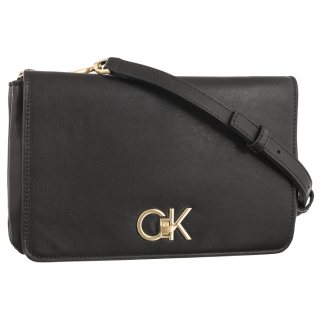 Torebka Listonoszka Re-Lock Double Guset Black K60K611531 BAX (CK372-a) Calvin Klein