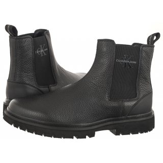 Sztyblety Eva Mid Chelsea Boot Lth Triple Black YM0YM00750 0GT (CK381-a) Calvin Klein