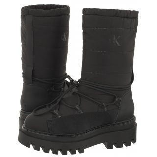 Śniegowce Flatform Snow Boot Nylon Wn Triple Black YW0YW01146 0GT (CK399-a) Calvin Klein