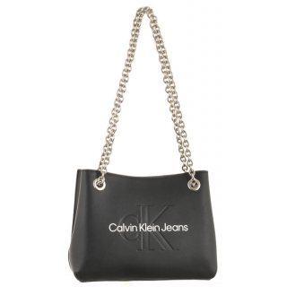 Torebka Sculpted Shoulder Bag24 Mono Black/Metallic Logo K60K607831 0GL (CK424-a) Calvin Klein