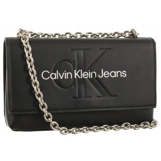 Torebka Listonoszka Sculpted Ew Flap Conv25 Mono Black/Metallic Logo K60K611866 0GL (CK431-a) Calvin Klein