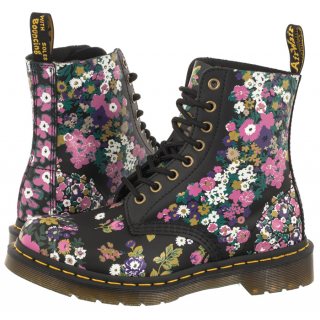 Glany 1460 Pascal Vintage Floral Backhand Black/Multi 31186038 (DR73-a) Dr. Martens