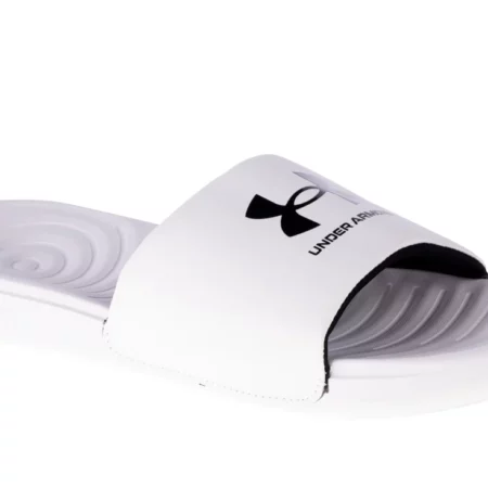 Under Armour Ansa Fixed Slides 3023761-103, Męskie, Białe, klapki, syntetyk, rozmiar: 44