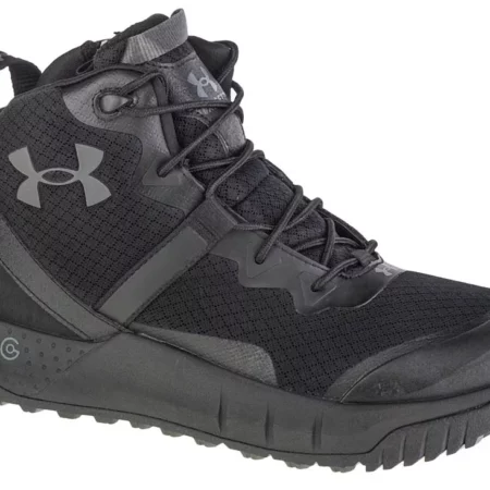 Under Armour Micro G Valsetz Zip Mid 3023747-001, Męskie, Czarne, buty taktyczne, tkanina, rozmiar: 40,5