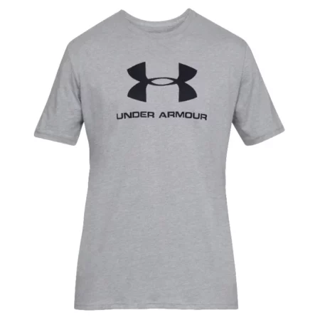 Under Armour Sportstyle Logo Tee 1329590-036, Męskie, Szare, t-shirty, bawełna, rozmiar: M