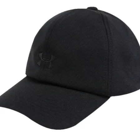 Under Armour W Play Up Cap 1351267-001, Damskie, Czarne, czapki z daszkiem, poliester, rozmiar: One size