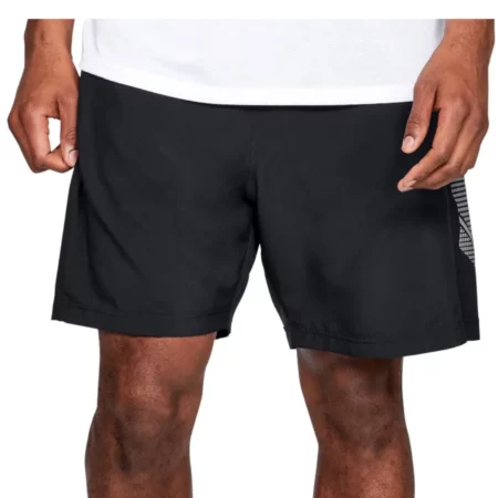 Under Armour Woven Graphic Shorts 1309651-003, Męskie, Czarne, spodenki, poliester, rozmiar: S