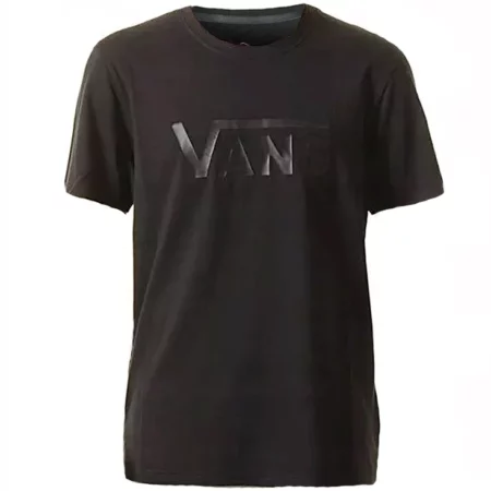 Vans Ap M Flying VS Tee VN0004YIBLK, Męskie, Czarne, t-shirty, bawełna, rozmiar: XS