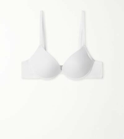 Tezenis Biustonosz Super Push-Up Los Angeles z Mikrofibry Kobieta Biały Rozmiar 80A