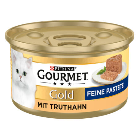 Zestaw Gourmet Gold Mus, 24 x 85 g - Pakiet mieszany (tuńczyk, indyk)