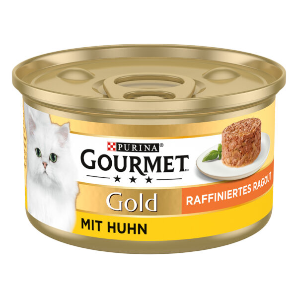 Gourmet Gold Ragout, 12 x 85 g - Kurczak