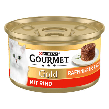 Gourmet Gold Ragout, 12 x 85 g - Wołowina